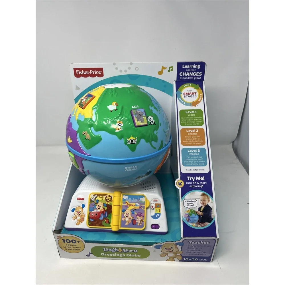 Fisher Price Globe Laugh And Learn Greetings Interactive Globe New In Box